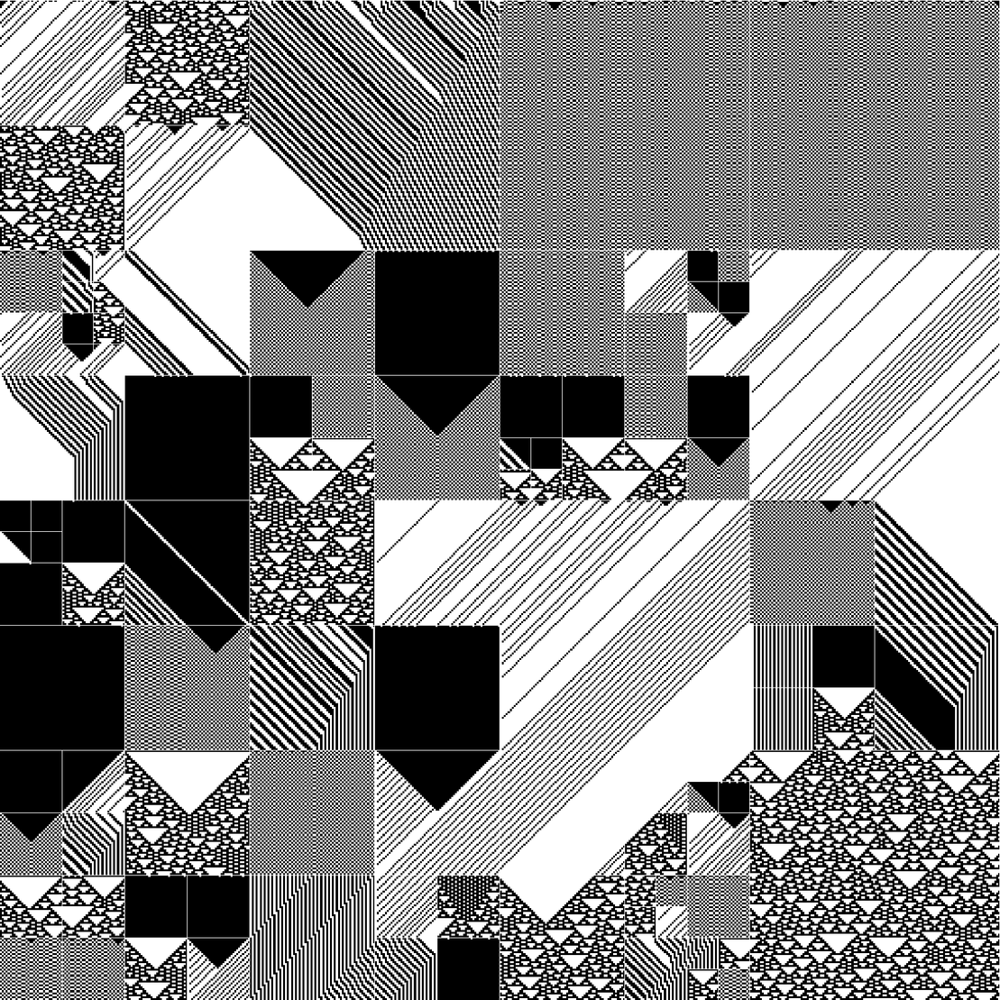 RULES (for Elementary Cellular Automata) #194