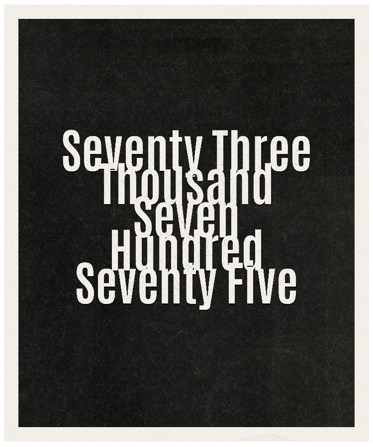 Count #73775