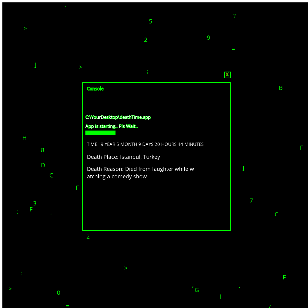 Death Time Console App #1