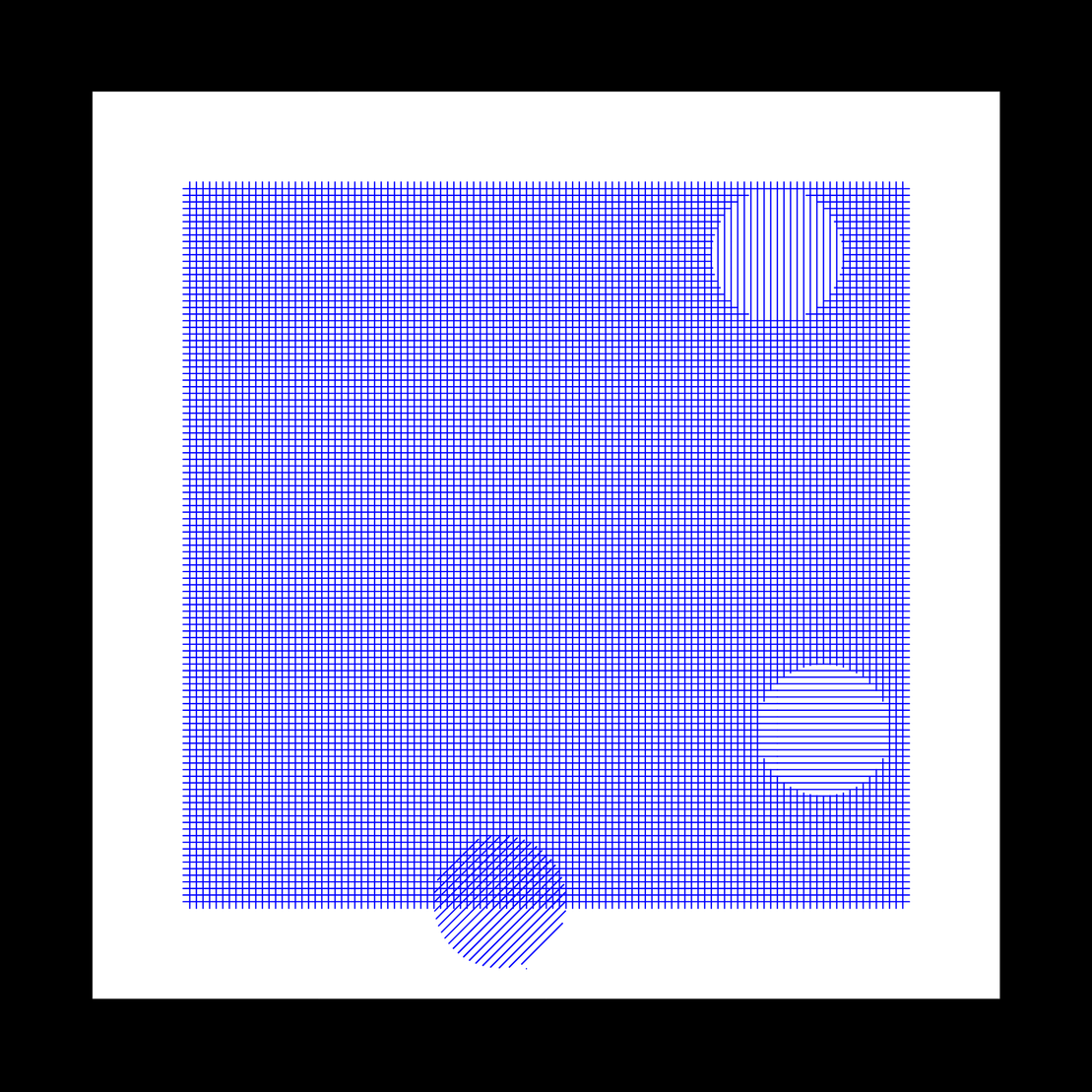 horizontales, verticales et un rond #3