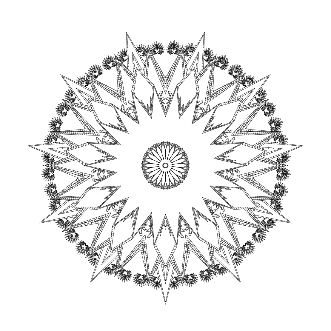 LL21 Mandala #197