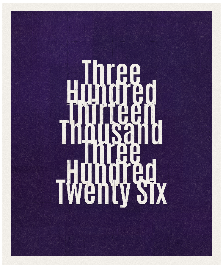 Count #313326