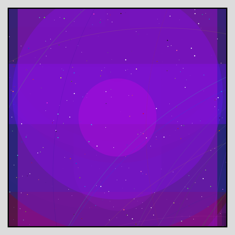 Color Field Starry B #49