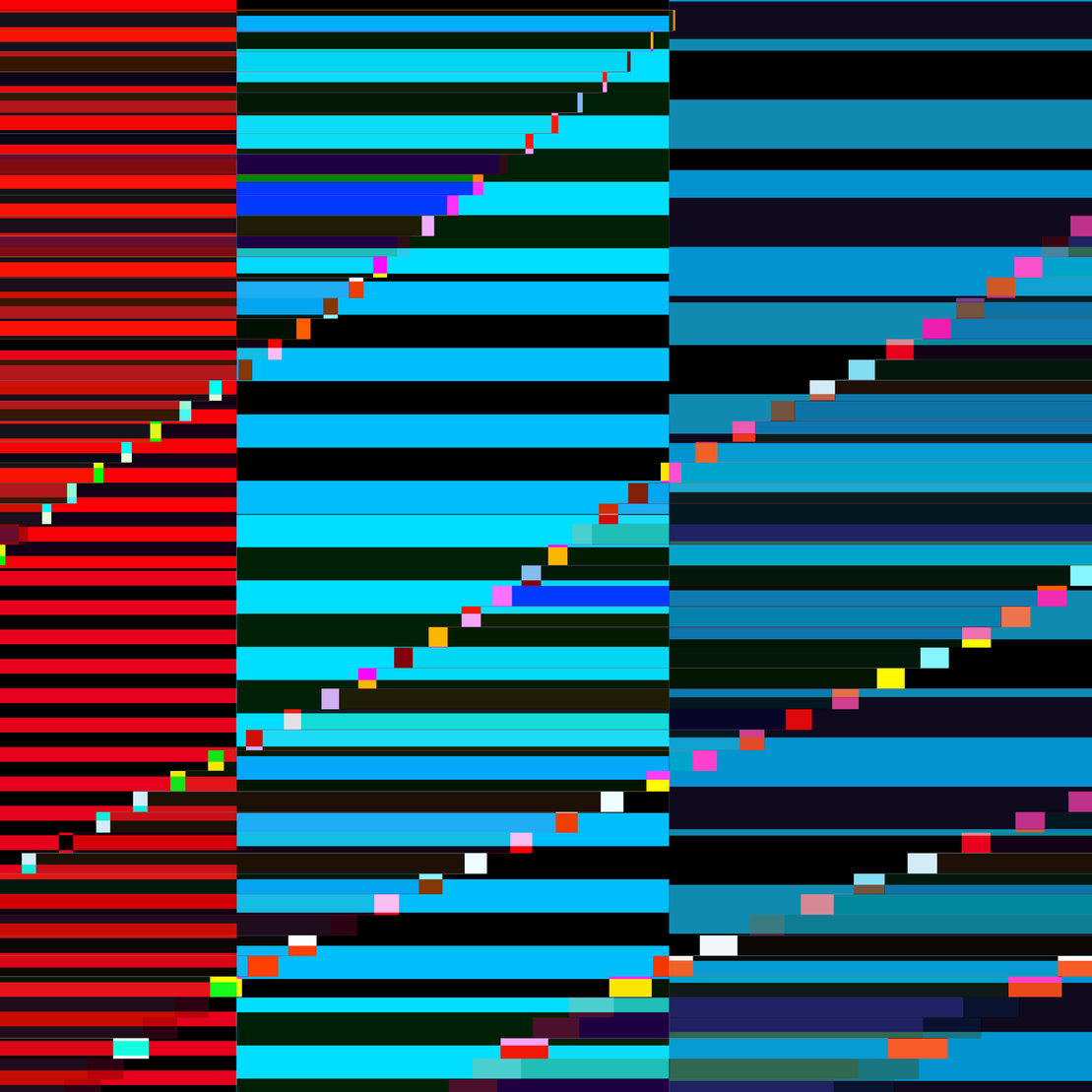 Glitchometry Stripes #14