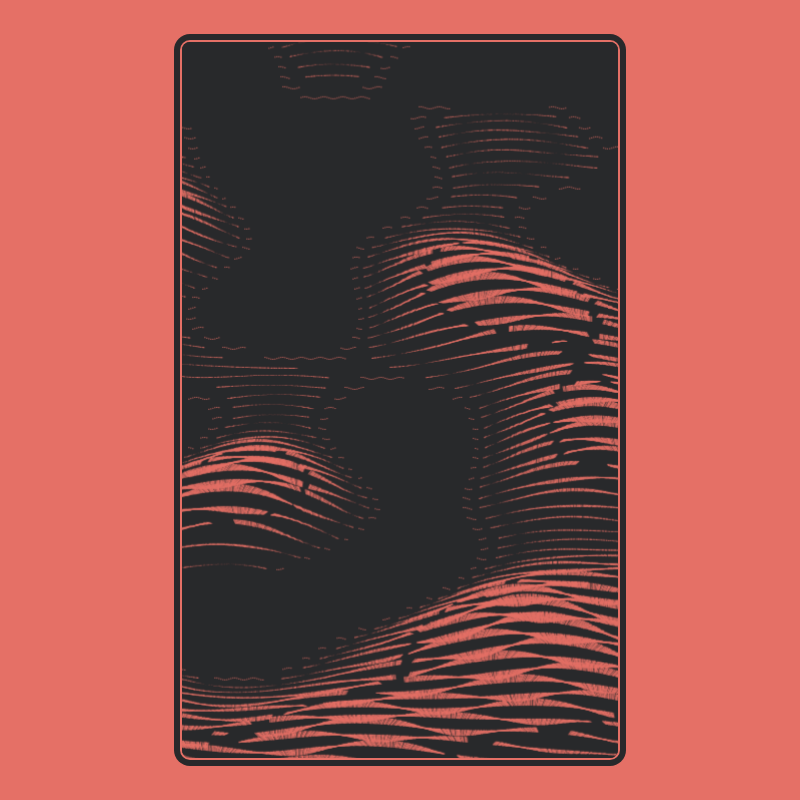 Topographic Playing Card #87