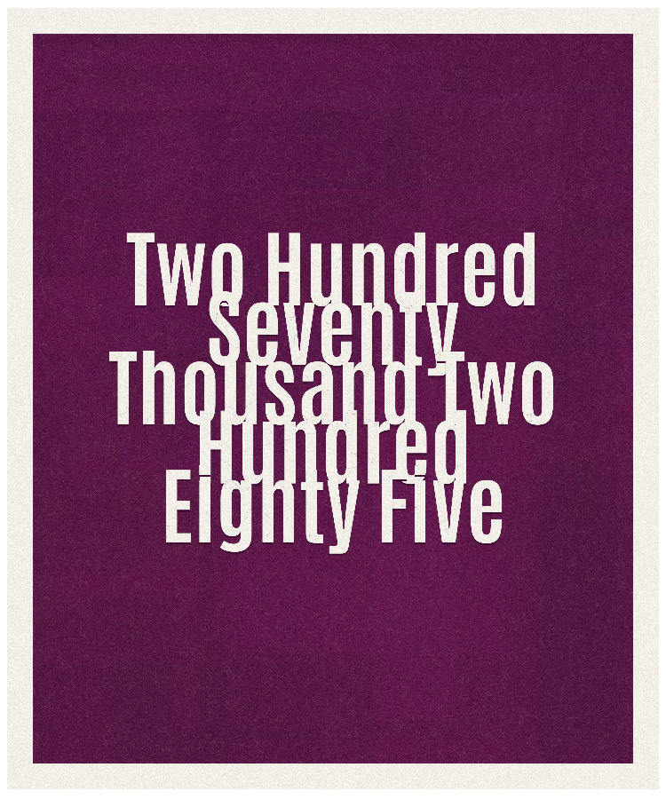 Count #270285