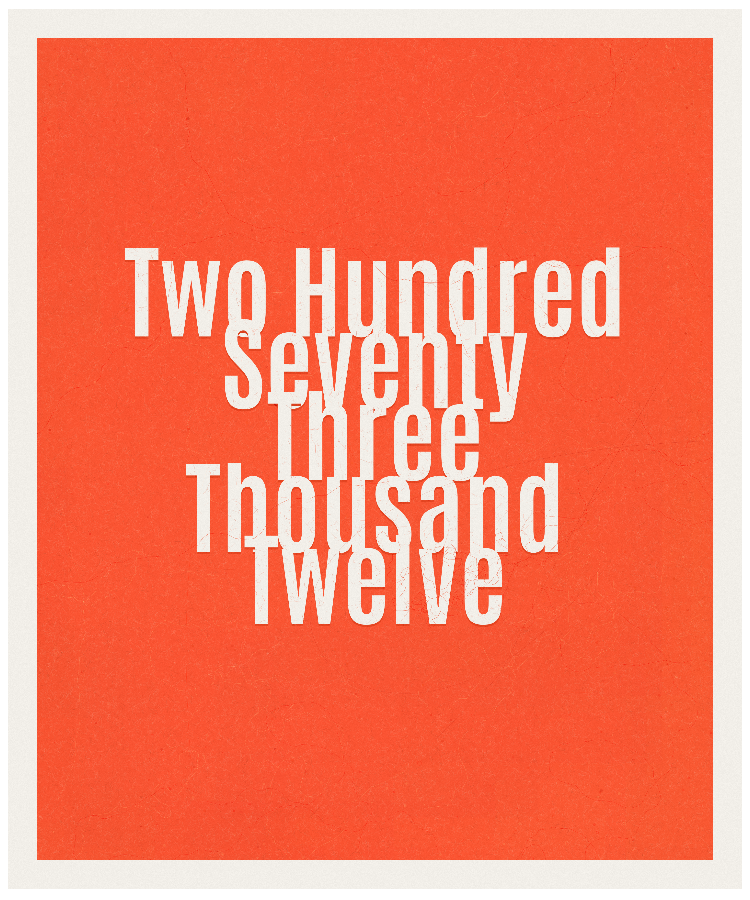 Count #273012