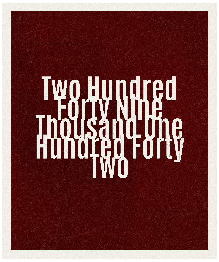 Count #249142