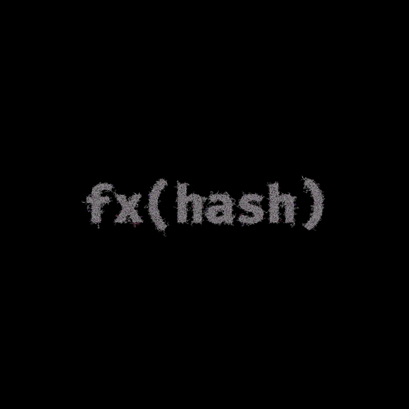 FXHASH Generative Logo #254