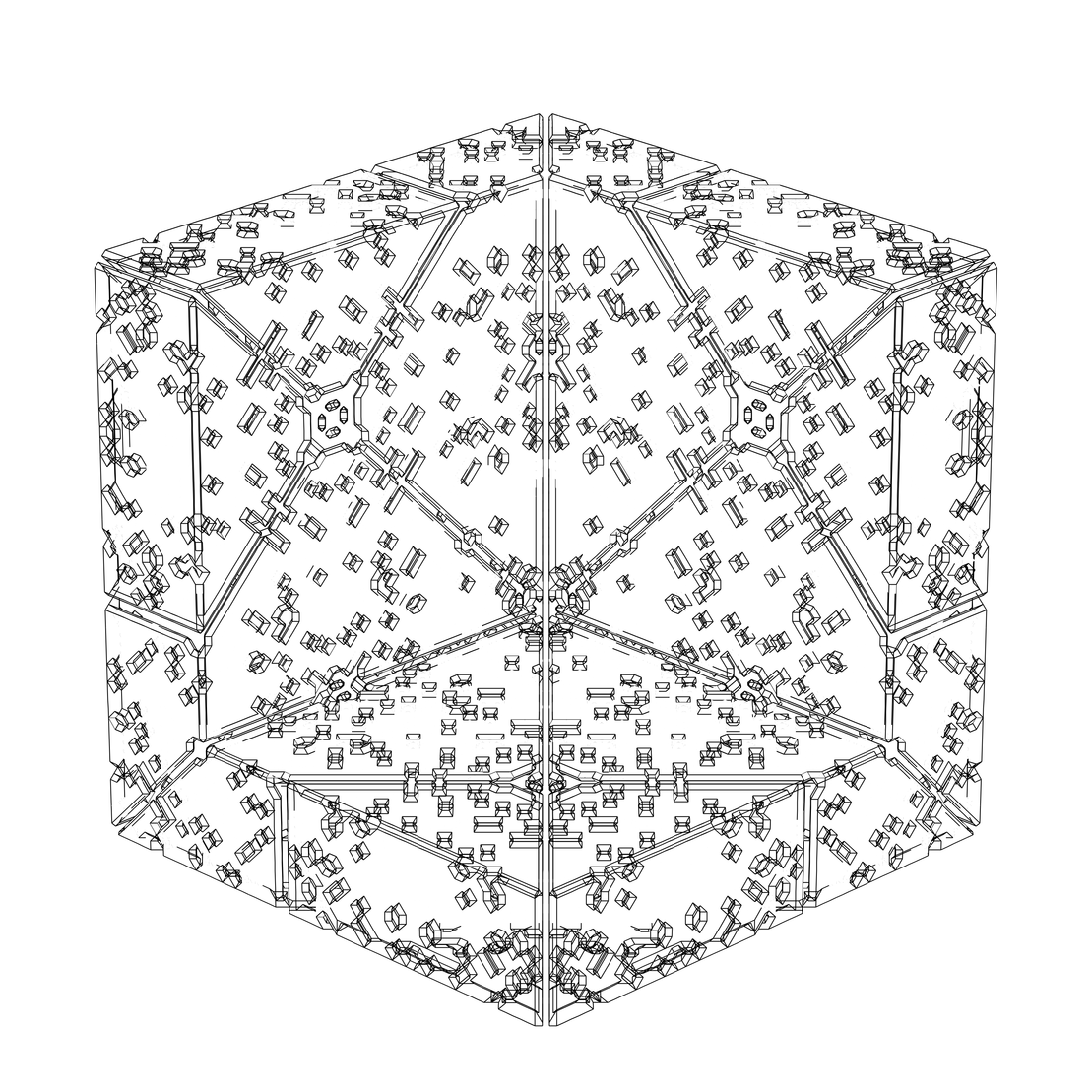 LL21 Alien Art Cube #589