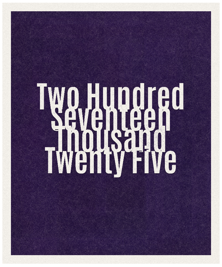 Count #217025