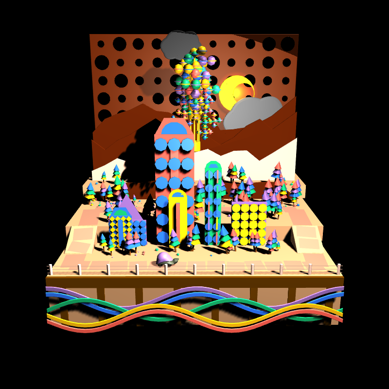 Paper Art 3D #209