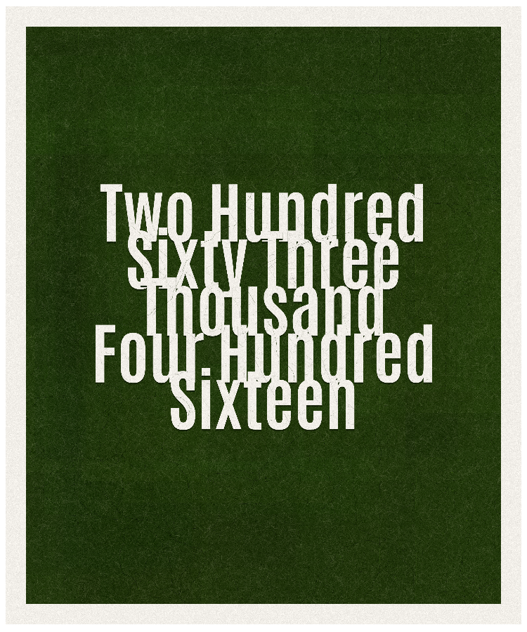 Count #263416