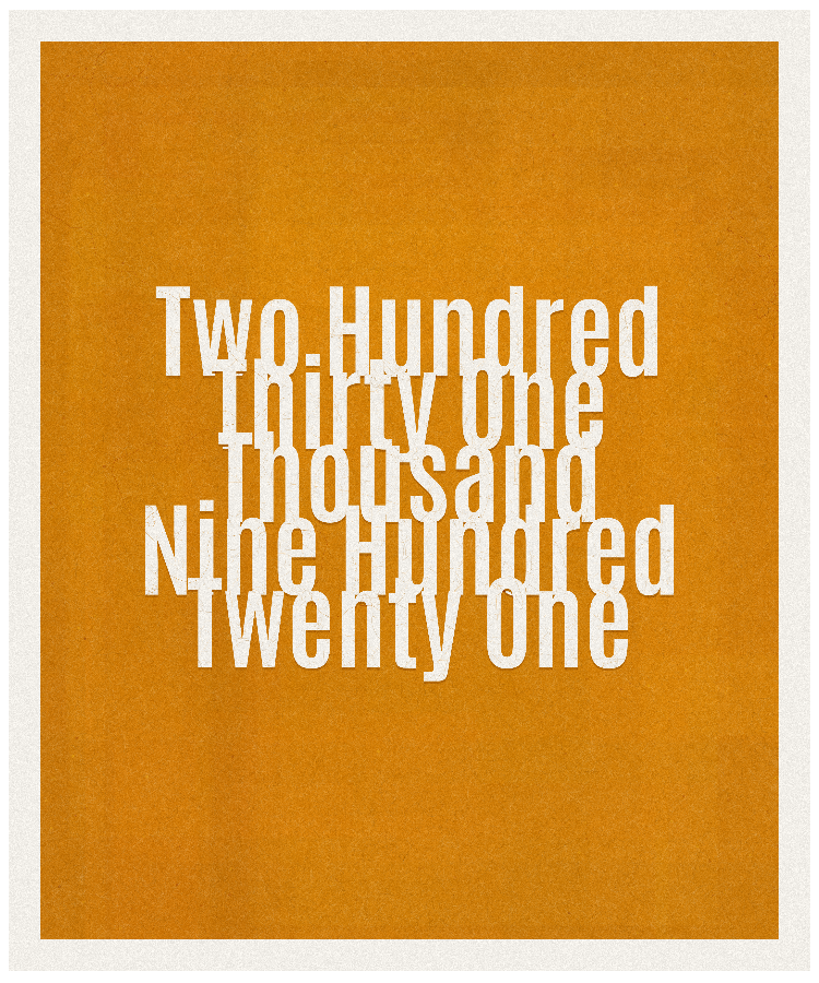 Count #231921
