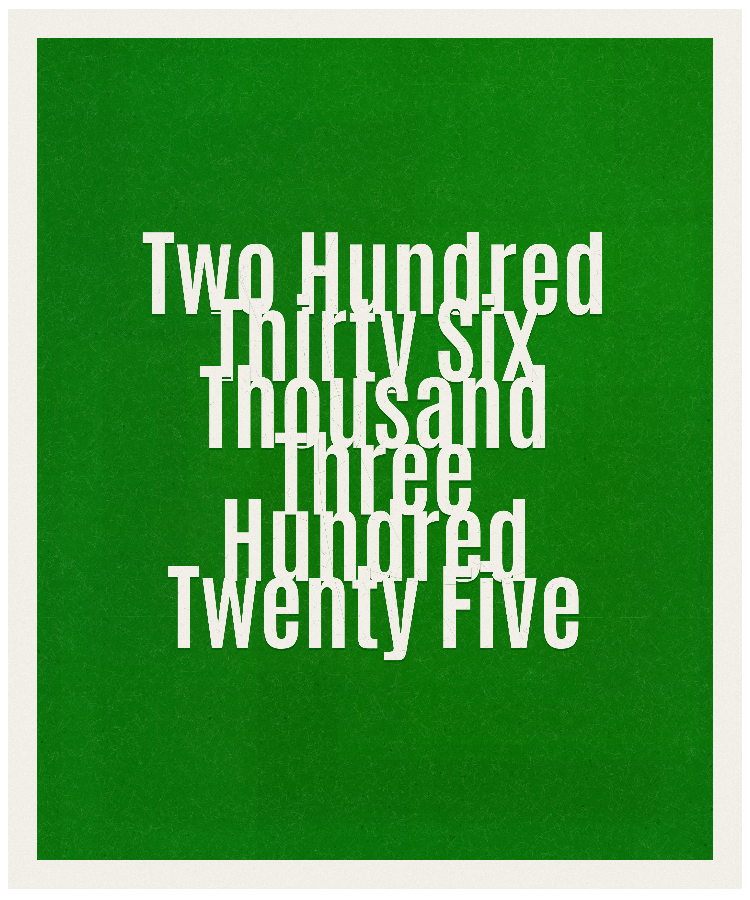 Count #236325