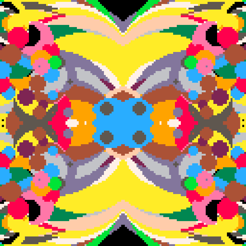 Rapid Psychedelic Inkblot Test Generator #4