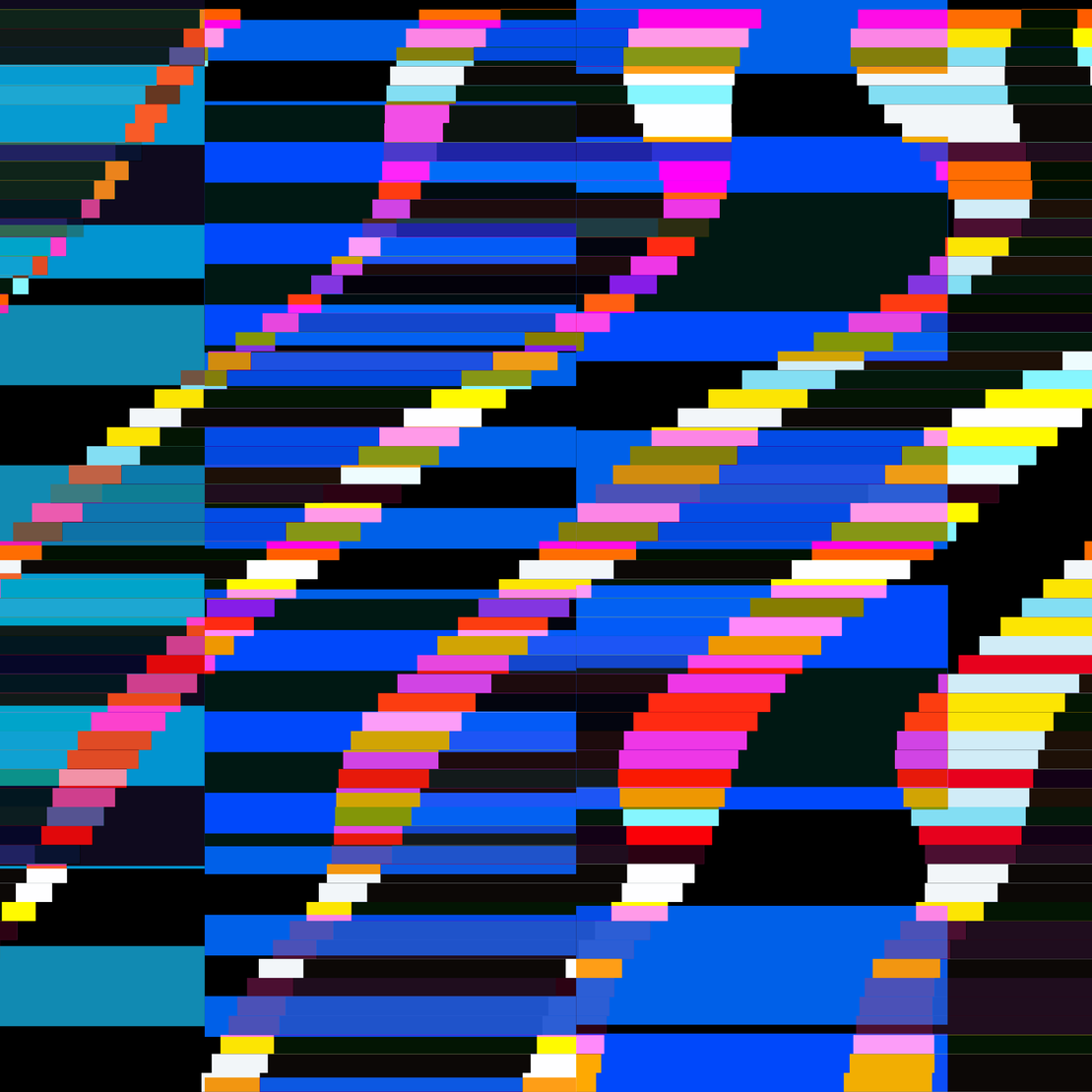 Glitchometry Stripes #23