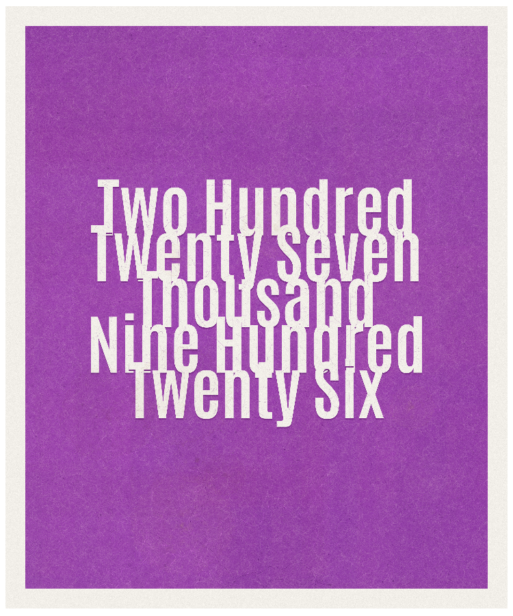 Count #227926
