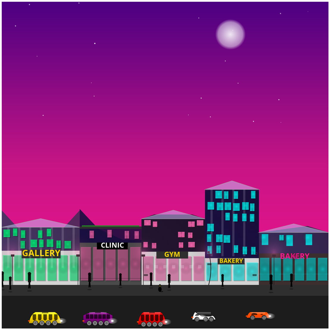 Night city life #1
