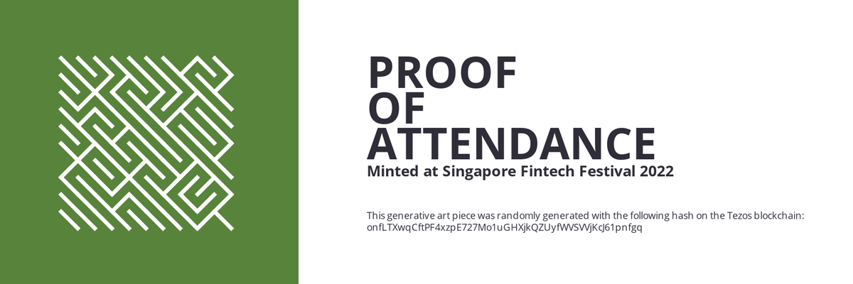 SFF2022 Proof of Attendance Token #1462