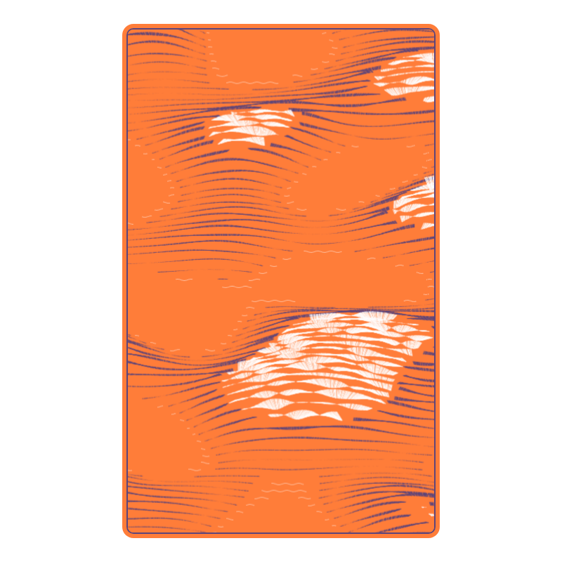 Topographic Playing Card #91