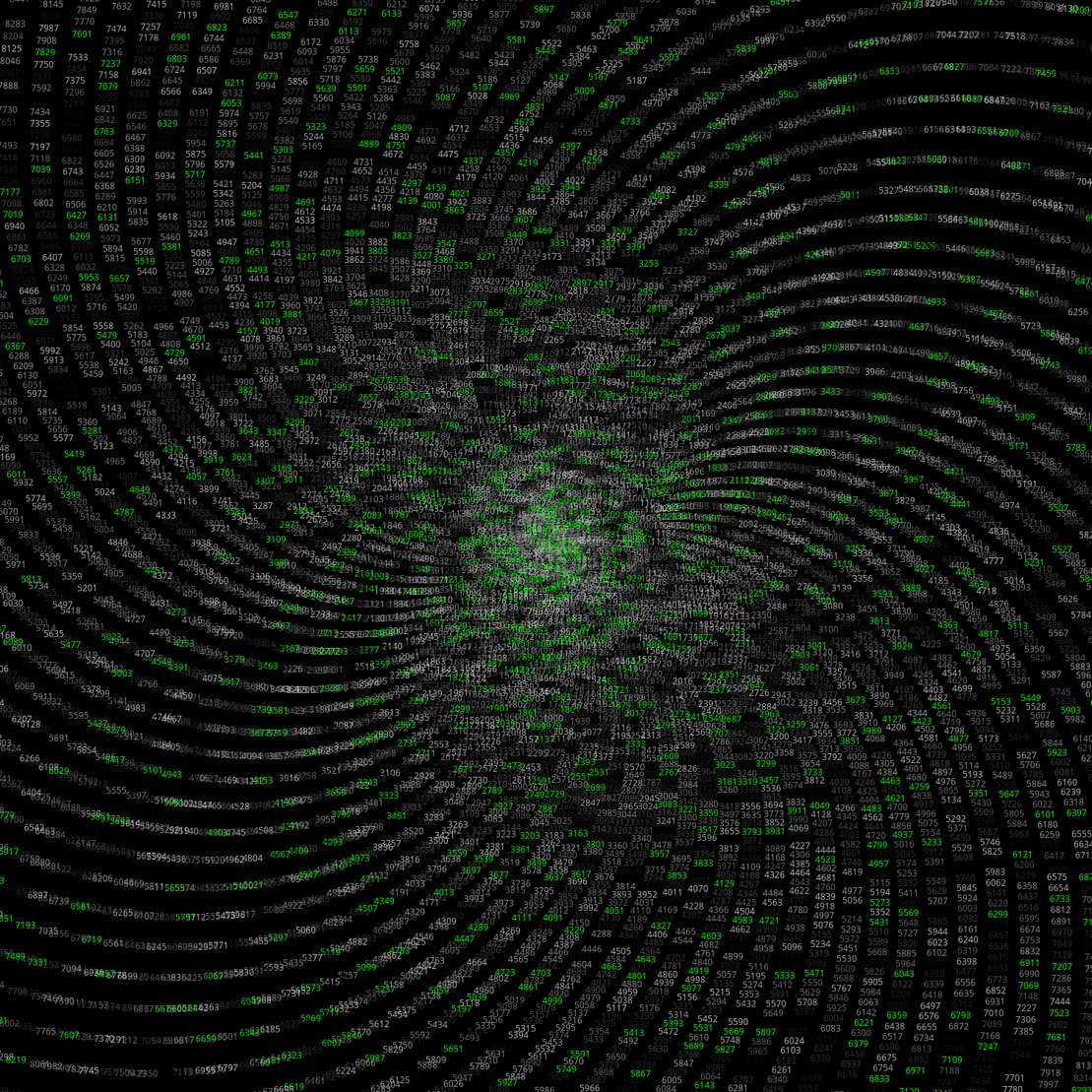 Polar Plot of Numbers #115