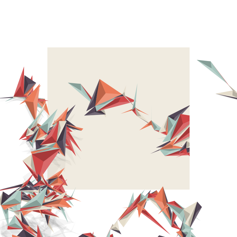 Paradise Birds Generative Series #254