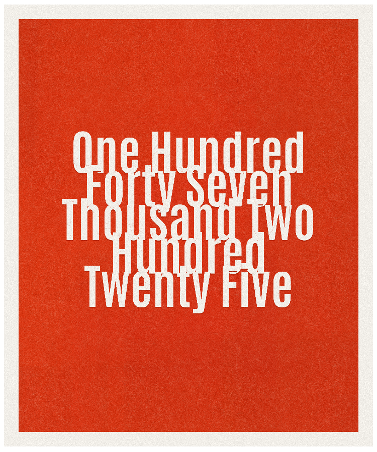 Count #147225