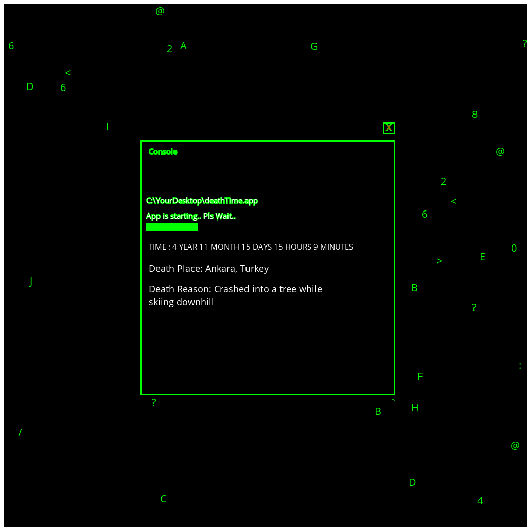 Death Time Console App #5