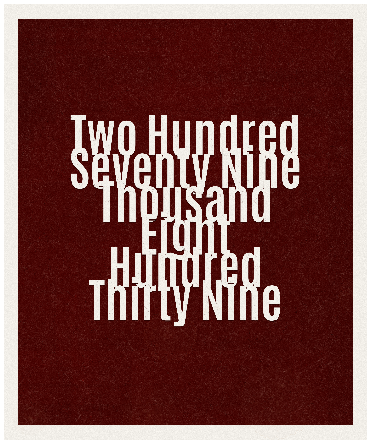 Count #279839