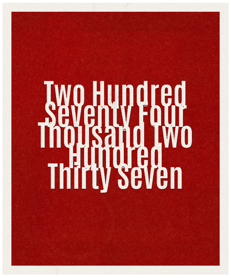 Count #274237