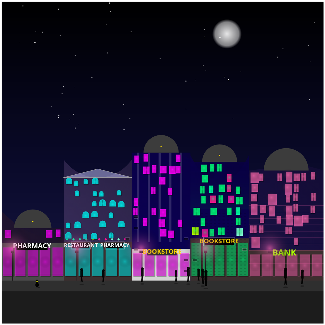 Night city life #4