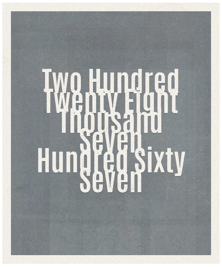 Count #228767