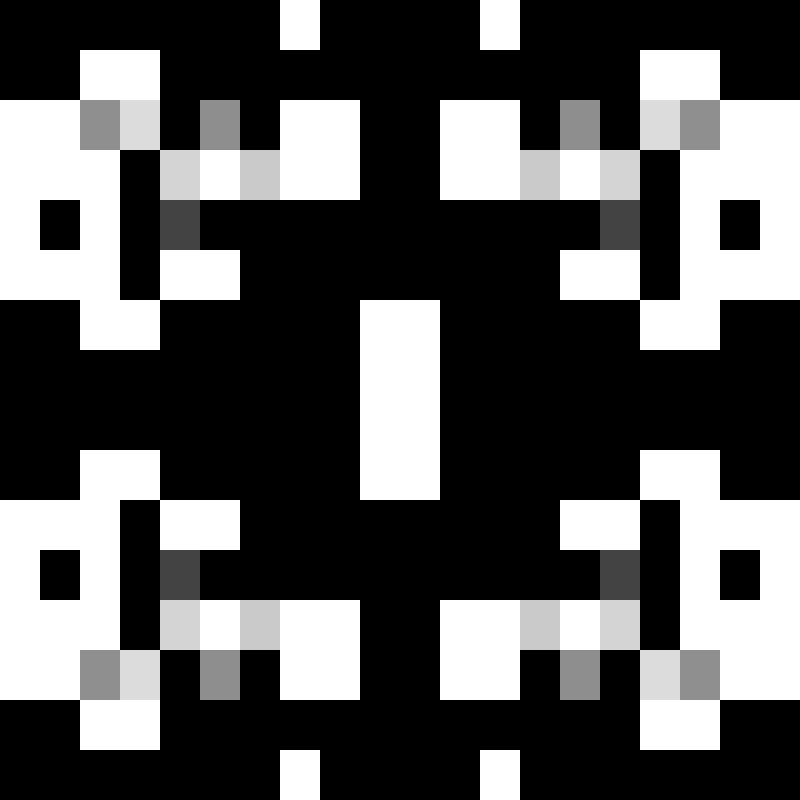 QR Glyphs Invaders #27