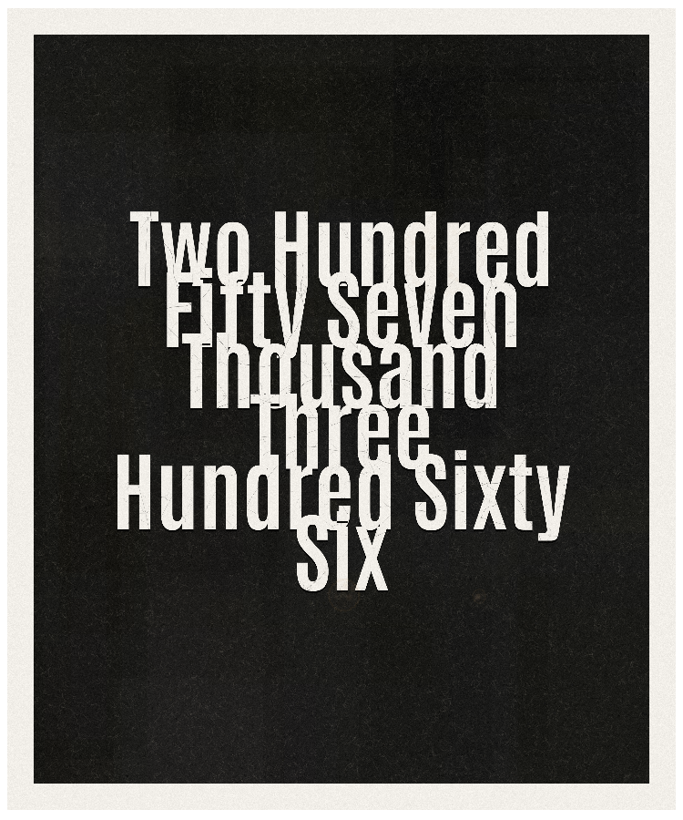 Count #257366