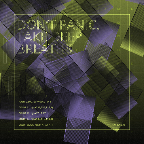 Don’t panic  #11