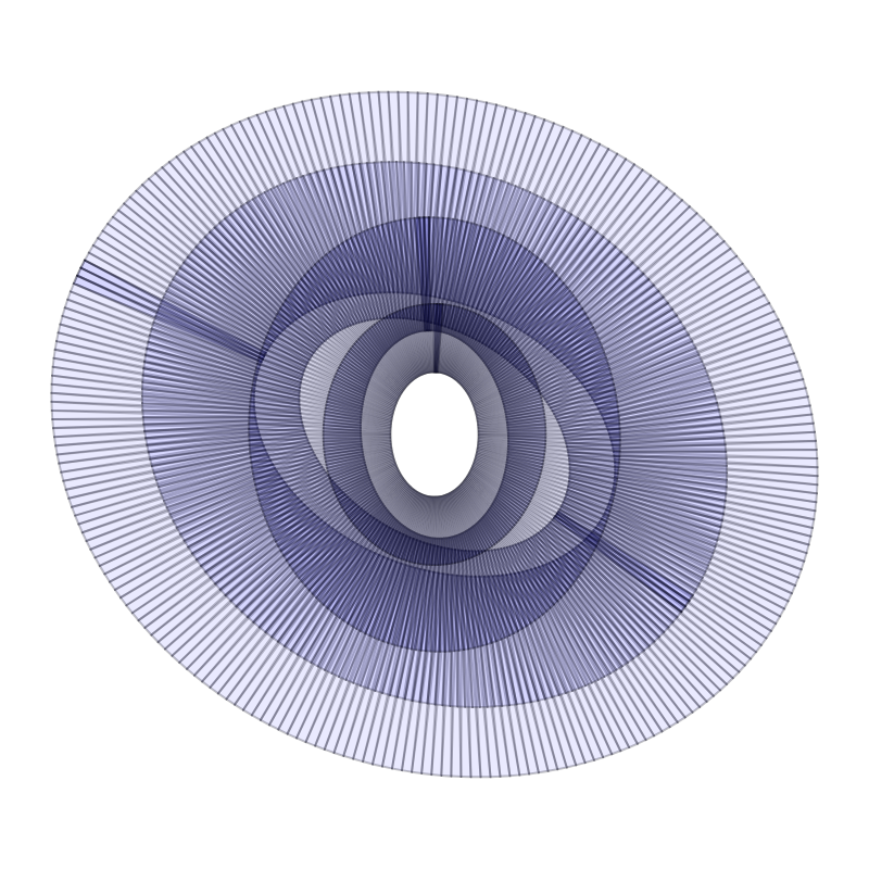 Moiré_Ellipses_Light #8