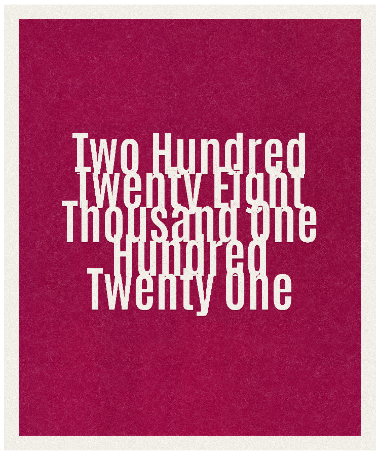 Count #228121
