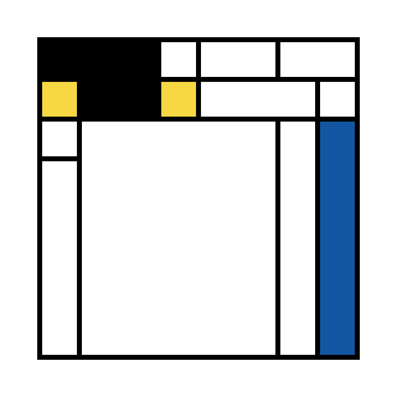 Mondrian squares #27