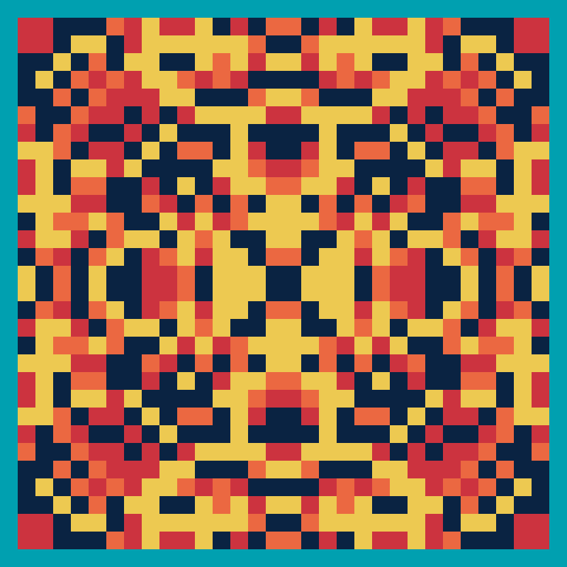 Pixel Mandala #44