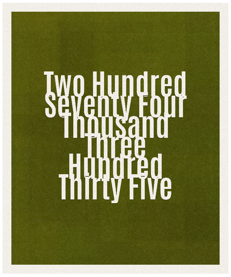 Count #274335