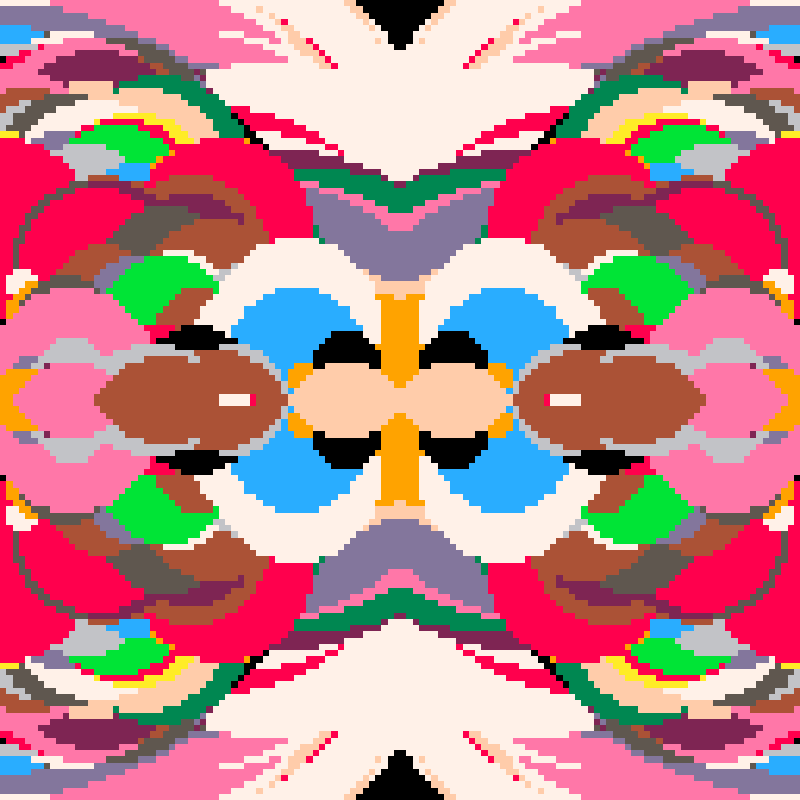 Rapid Psychedelic Inkblot Test Generator #1