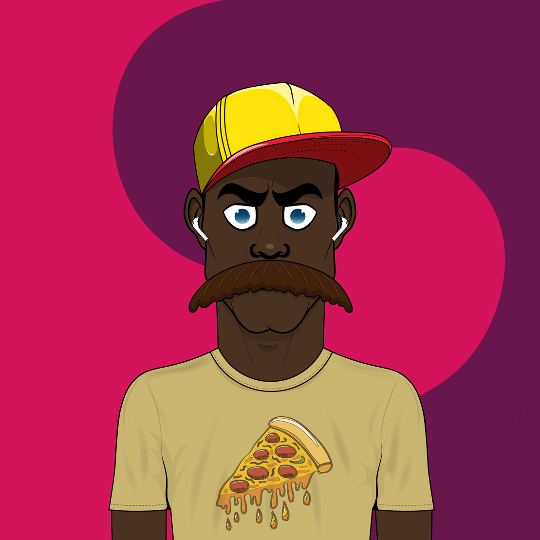 Mustachioed #7