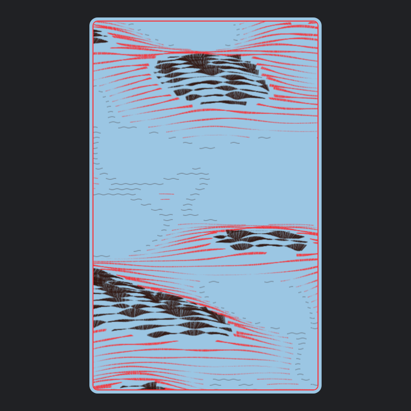 Topographic Playing Card #38