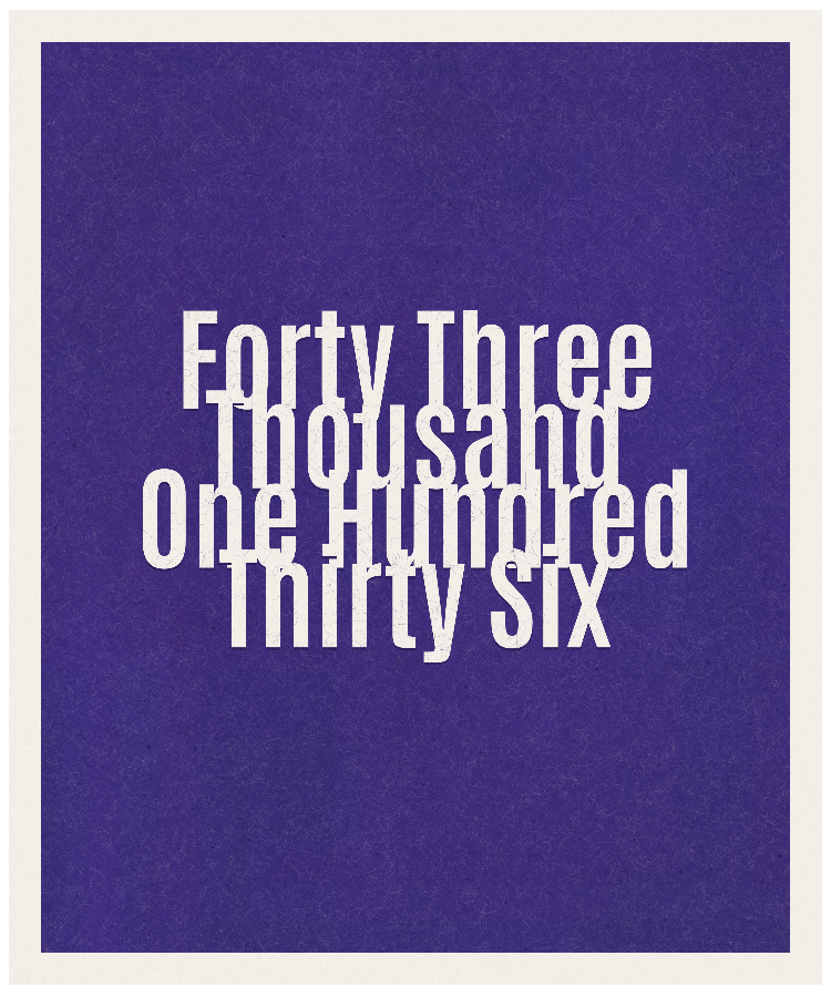 Count #43136