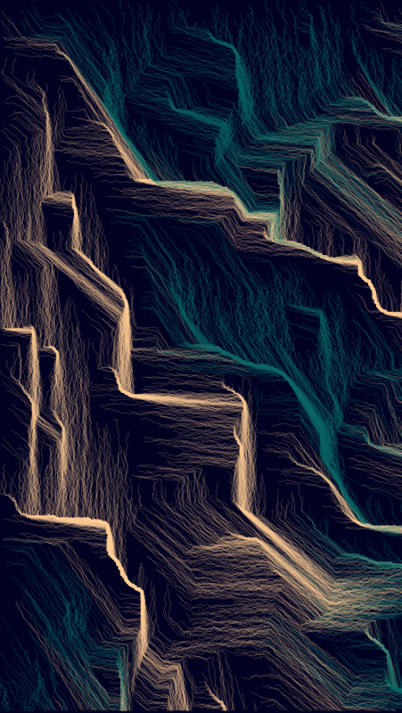 Algoscapes | Rock-face #263