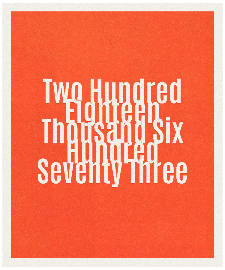 Count #218673