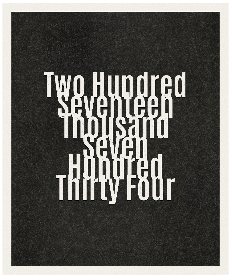 Count #217734
