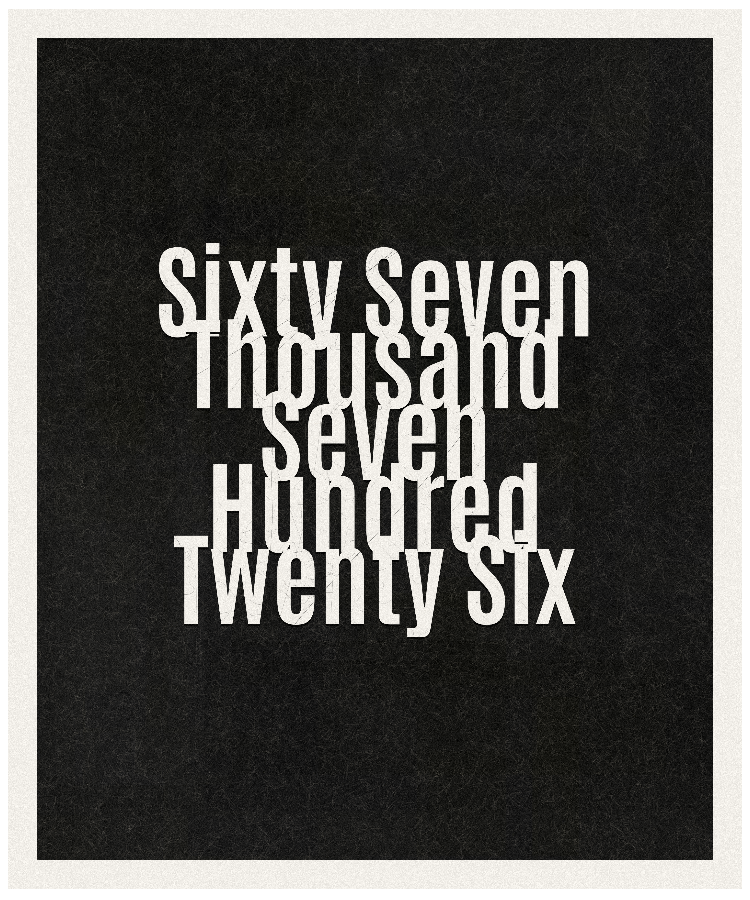 Count #67726
