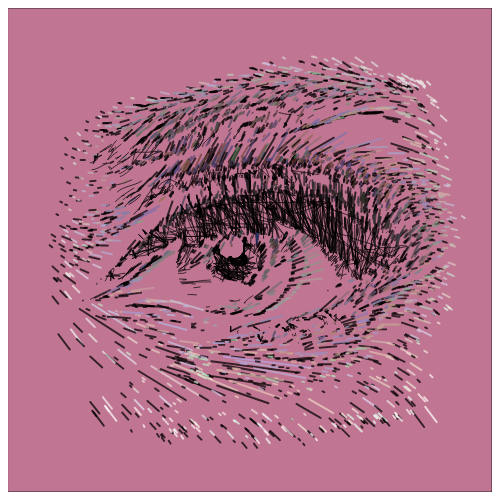 Vector Drawing Eyes A_ #4